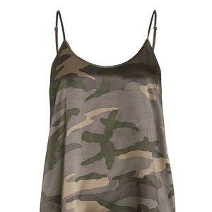 ATM Camo Silk Tank Top